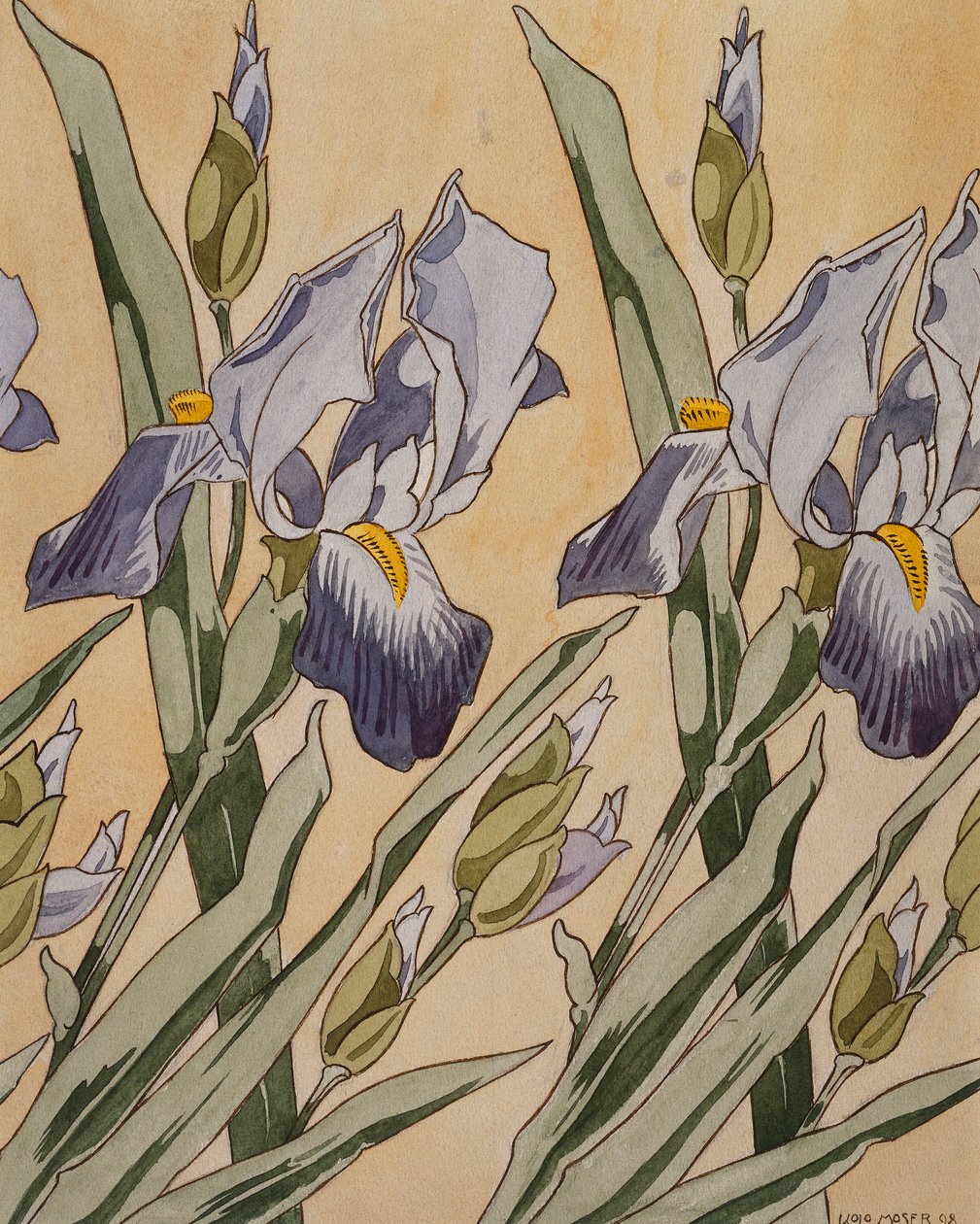 Iris, 1898 de Koloman Moser