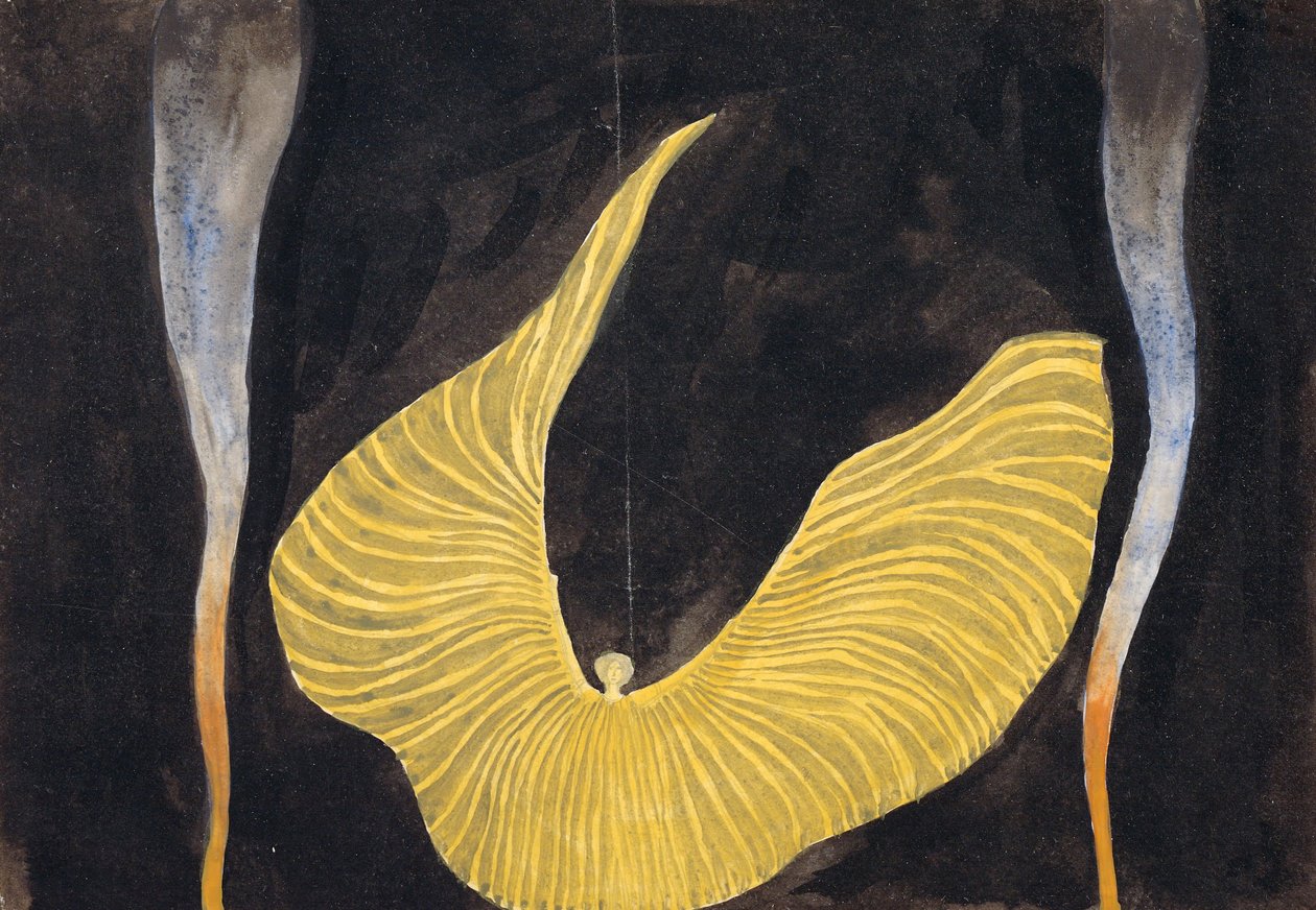 Loïe Fuller en la Danza El Arcángel, 1902 de Koloman Moser