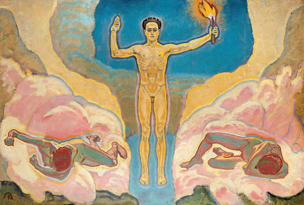 Das Licht - La Luz ... (óleo sobre lienzo) de Koloman Moser
