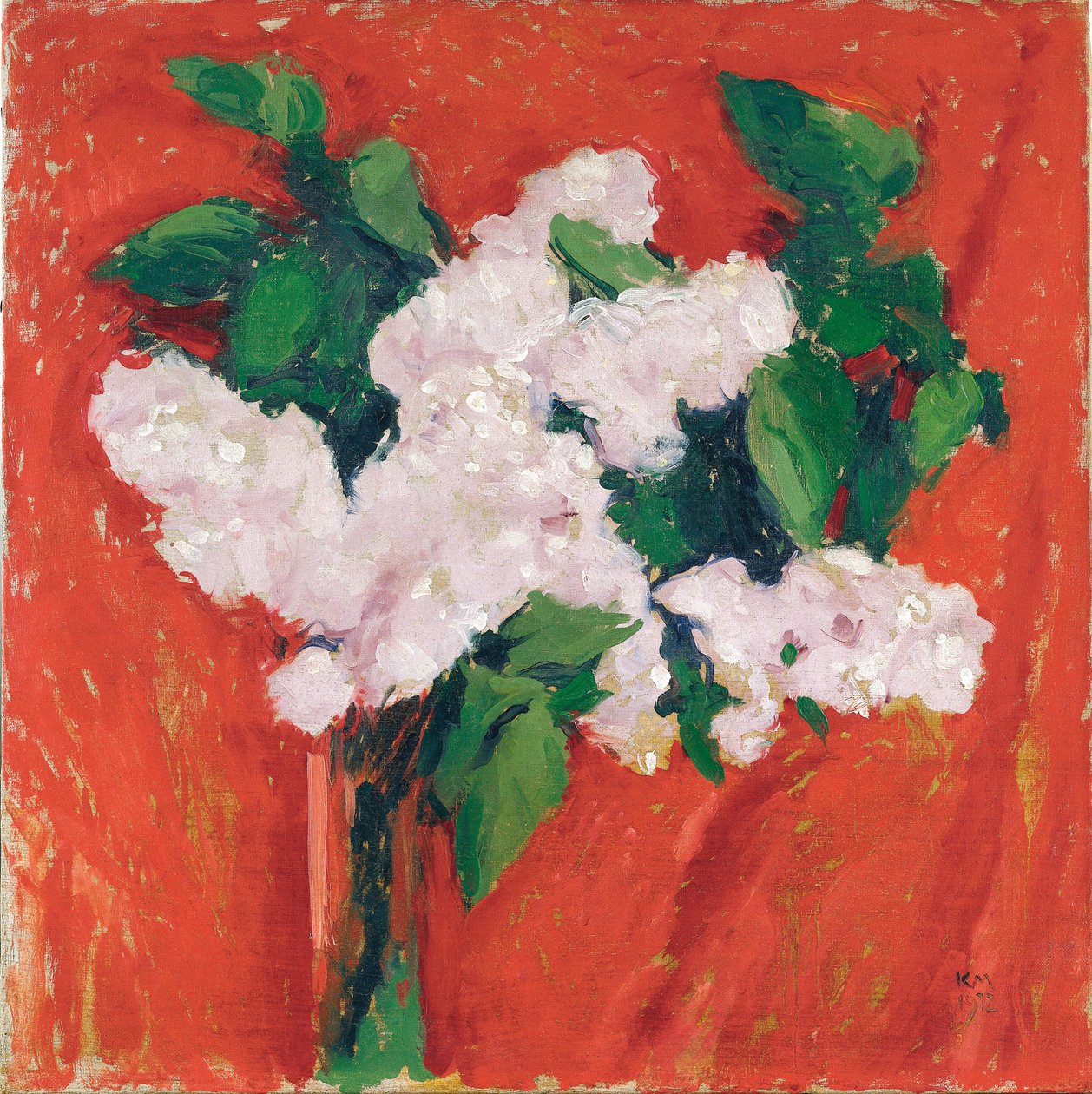 Flieder - Lila ... (óleo sobre lienzo) de Koloman Moser