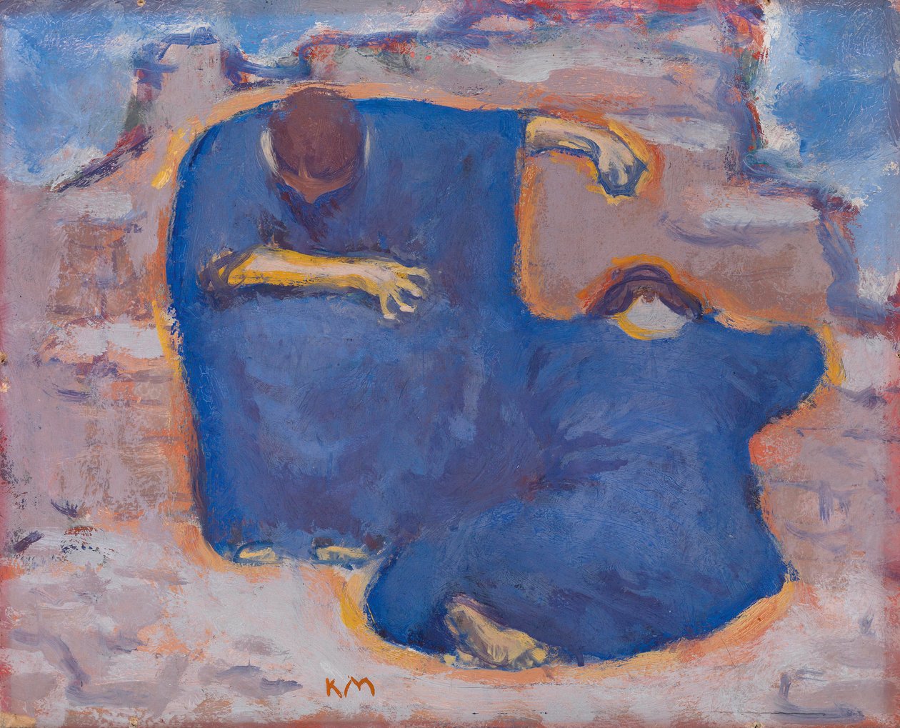 Mujeres de luto de Koloman Moser