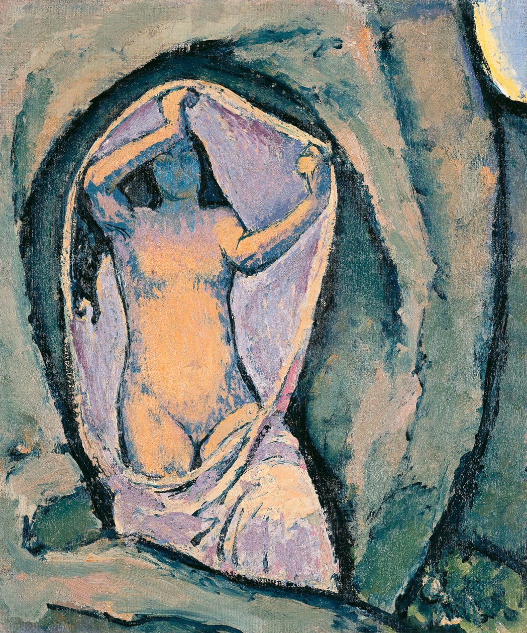 Venus in der Grotte - Venus en la Gruta ... (óleo sobre lienzo) de Koloman Moser