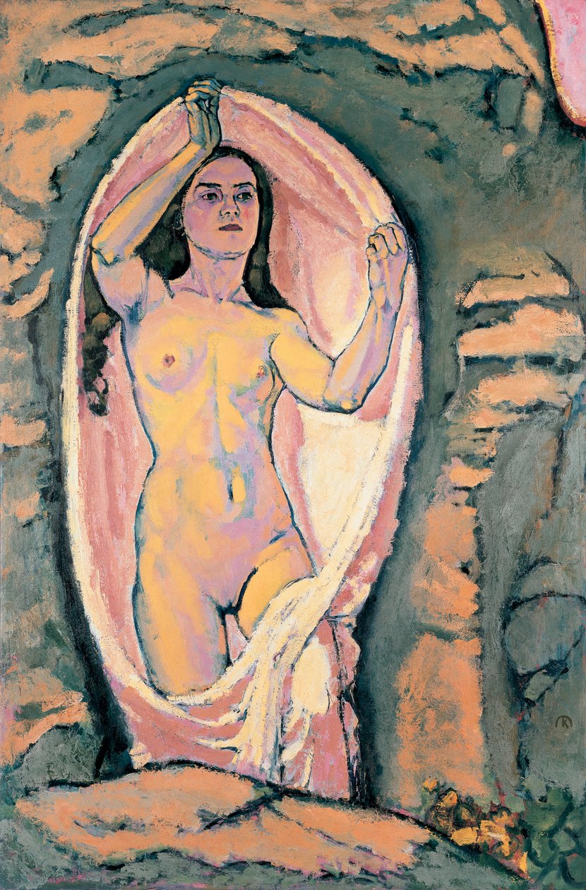 Venus in der Grotte - Venus en la Gruta ... (óleo sobre lienzo) de Koloman Moser