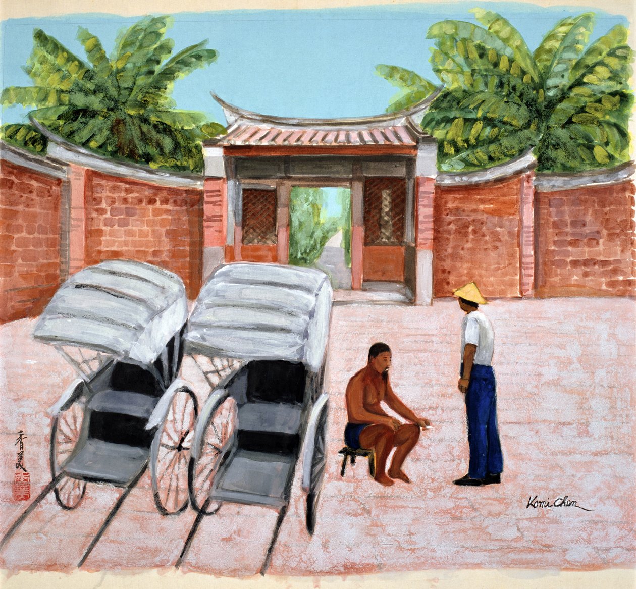 Descansando de Komi Chen