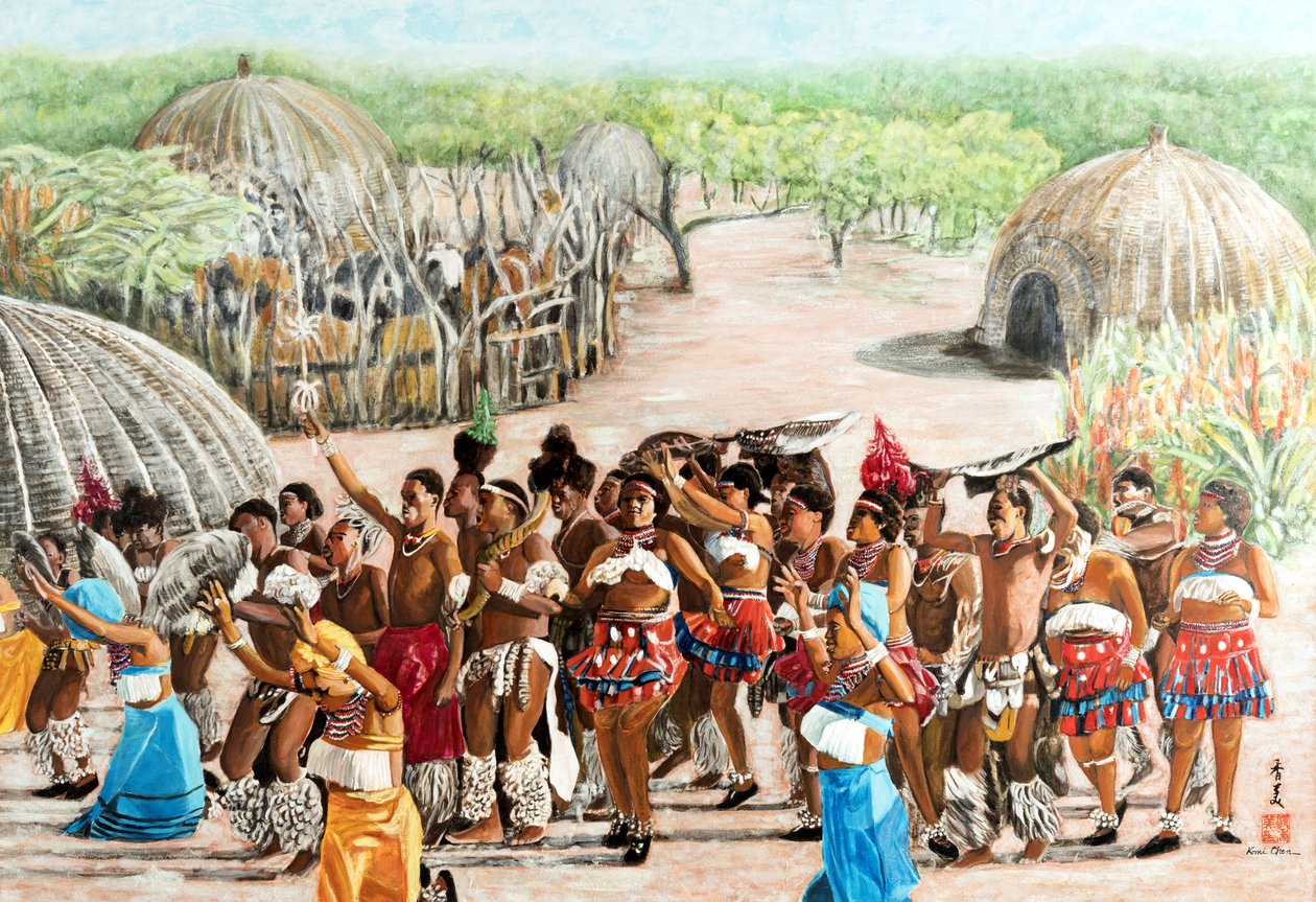 Celebración zulú de Komi Chen