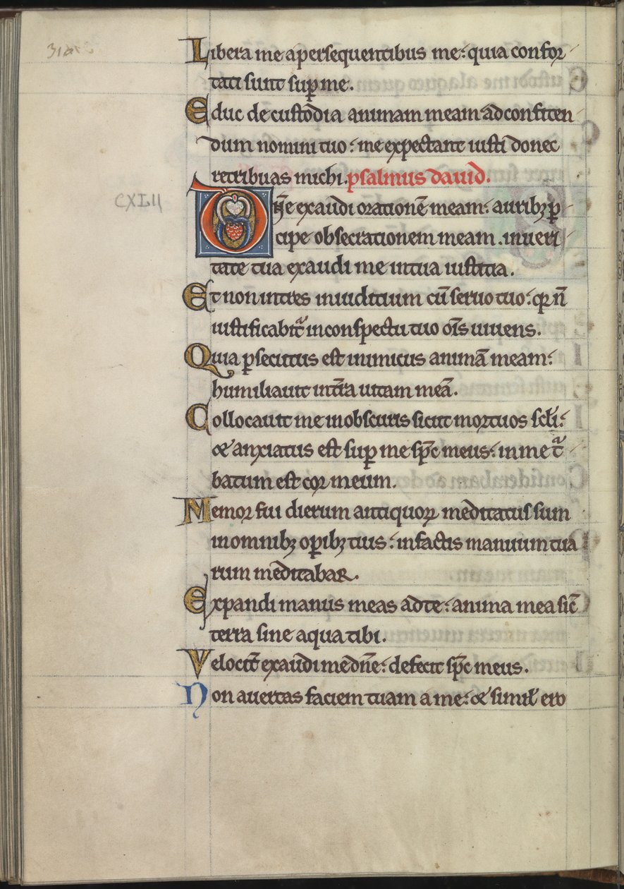 Salterio de Leonor de Aquitania de Koninklijke Bibliotheek