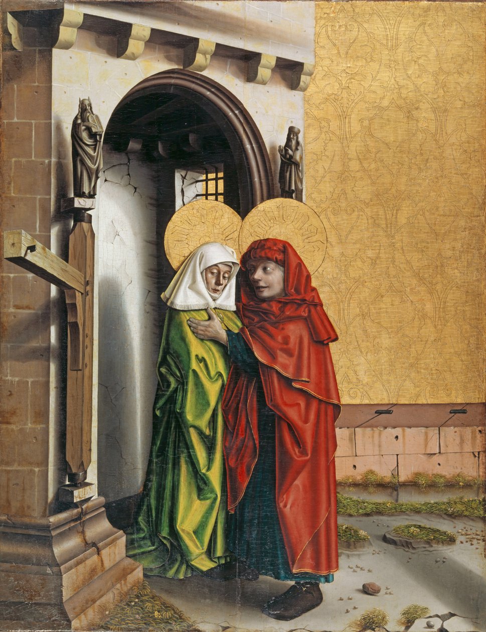Joaquín y Ana en la Puerta Dorada de Konrad Witz