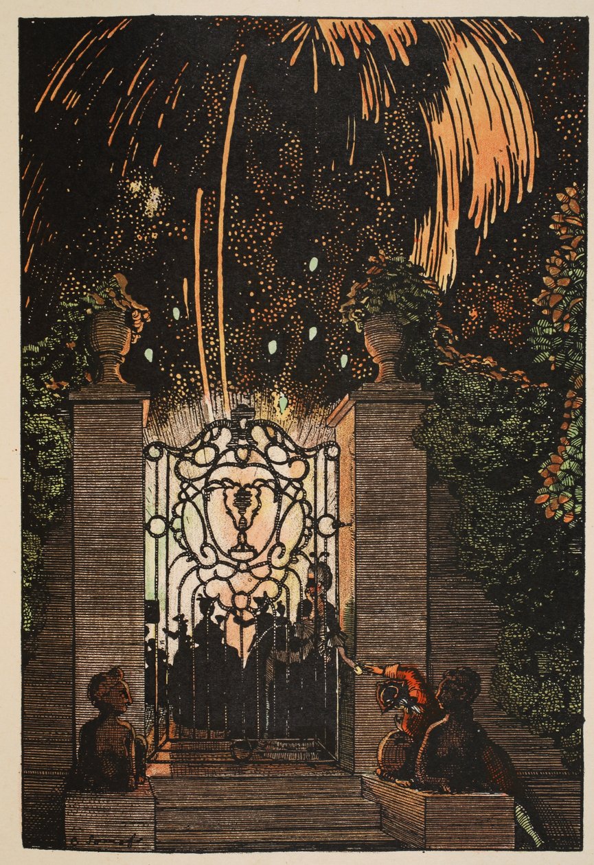 Fuegos artificiales, 1918 de Konstantin Andreevic Somov