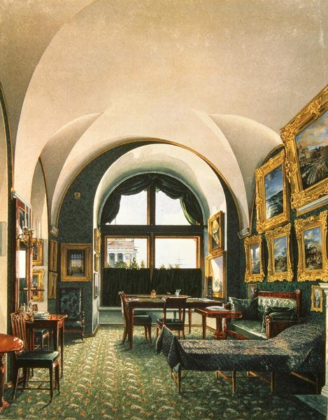Interior del Palacio de Invierno, San Petersburgo de Konstantin Andreyevich Ukhtomsky
