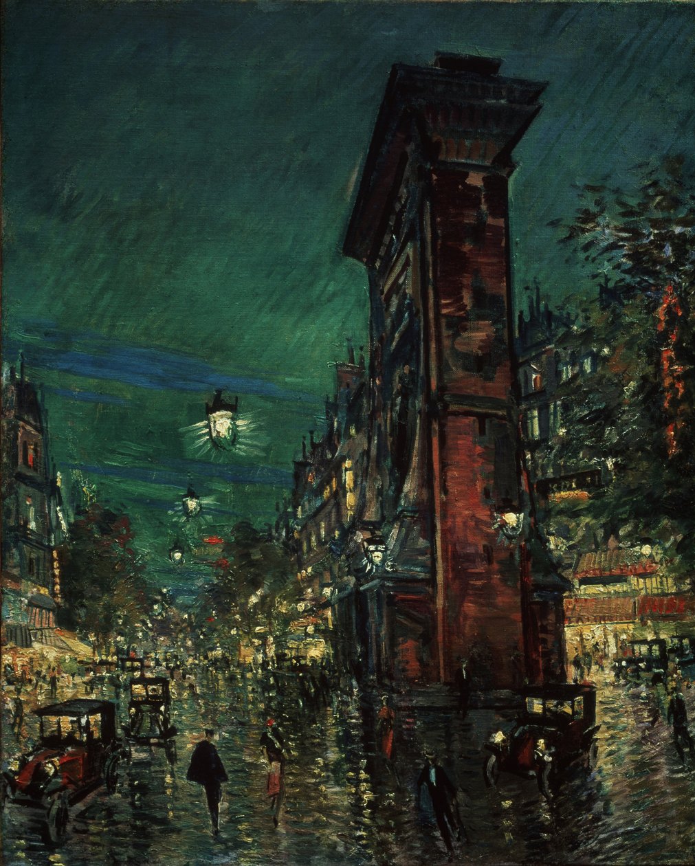 París, Porte Saint-Denis, 1923-1939 de Konstantin Alekseevich Korovin