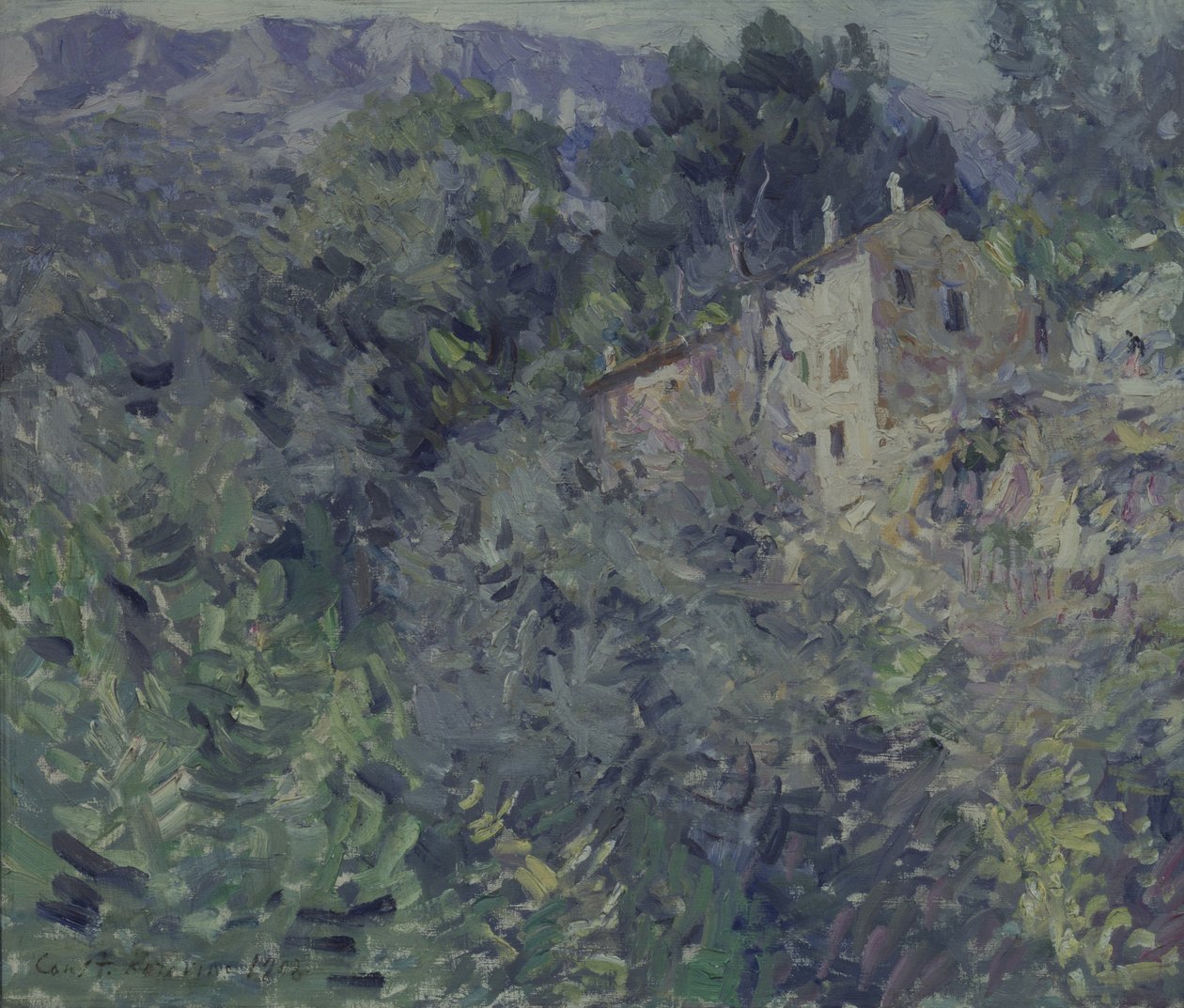 Sur de Francia, 1908 de Konstantin Alekseevich Korovin