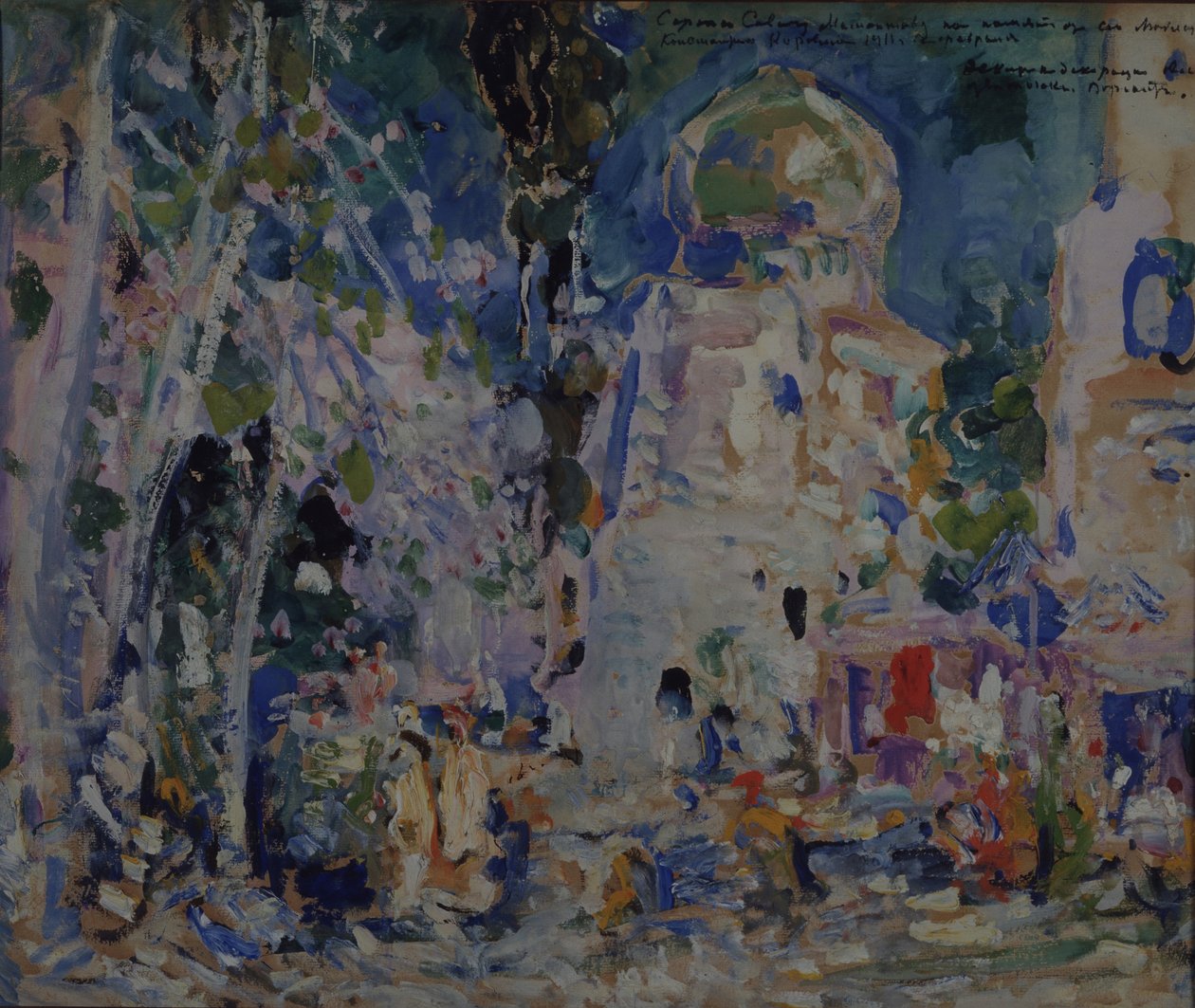 Diseño de escenario para el ballet El Pimpinela Escarlata de F. Hartman, 1911 de Konstantin Alekseevich Korovin