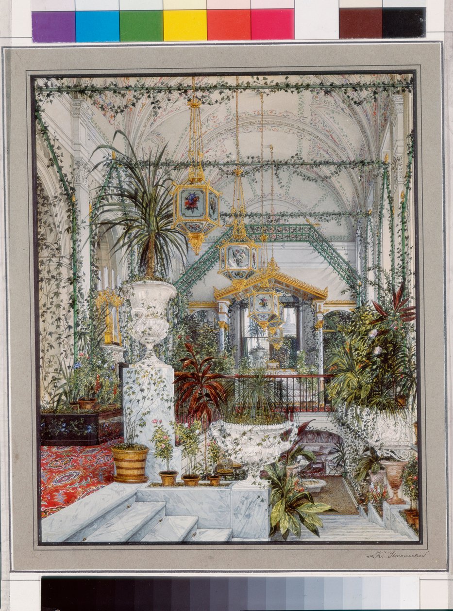 Interiores del Palacio de Invierno (Palais d