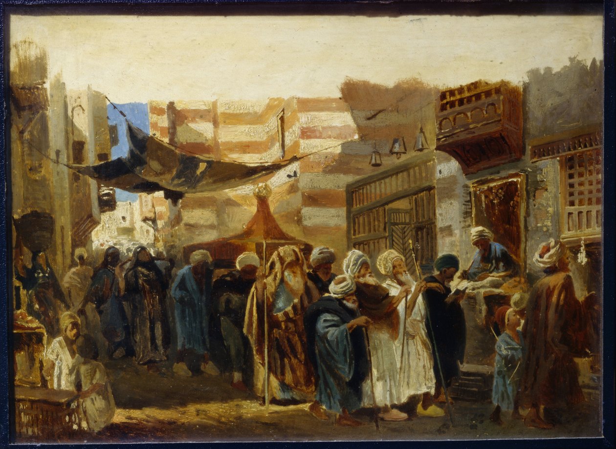 Una ceremonia fúnebre en El Cairo de Konstantin Egorovich Makovsky