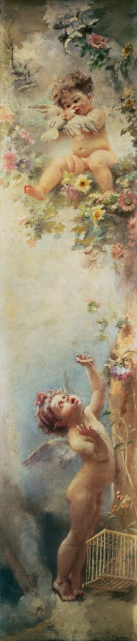 Putti Jugando de Konstantin Egorovich Makovsky