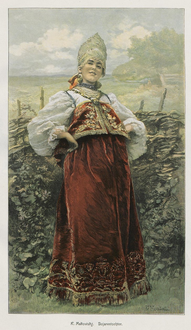 Boyar hija de Konstantin Makovsky
