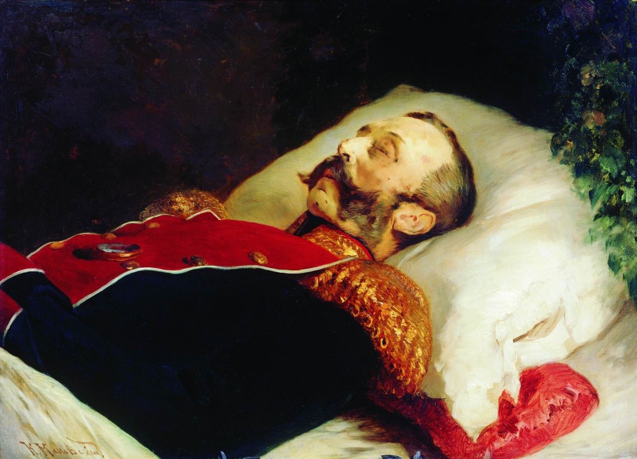 Konstantin Makovsky Alejandro II en escena 1881 de Konstantin Makovsky