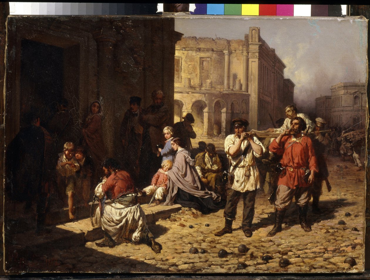 El asedio de Sebastopol en 1854. (El asedio de Sebastopol en 1854). Episodio de la Guerra de Crimea (1853-1856), las tropas aliadas organizan el doloroso y mortífero asedio de la ciudad rusa mientras los habitantes de la ciudad organizan la defensa y la de Konstantin Nikolaevich Filippov