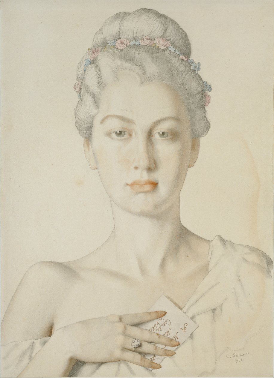 Retrato imaginario de Cécile de Volanges en 
