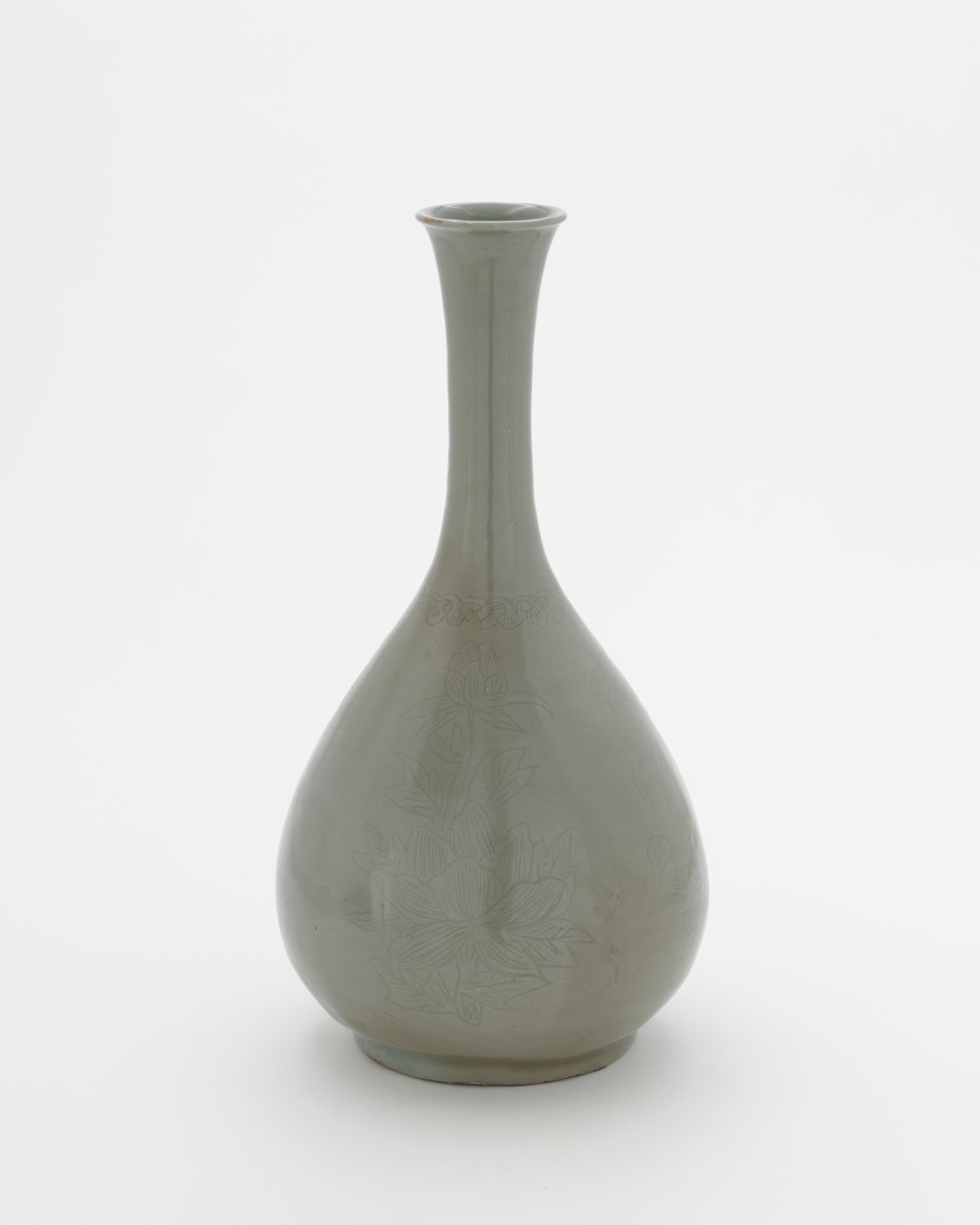 Botella con decoración incisa, siglo XII de Korean School