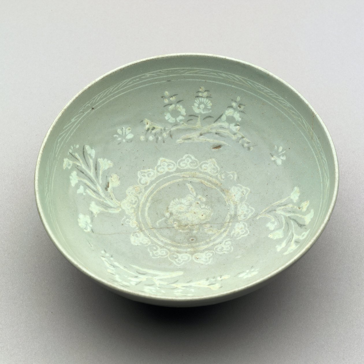 Cuenco con esmalte celadón, 1250-1350 de Korean School