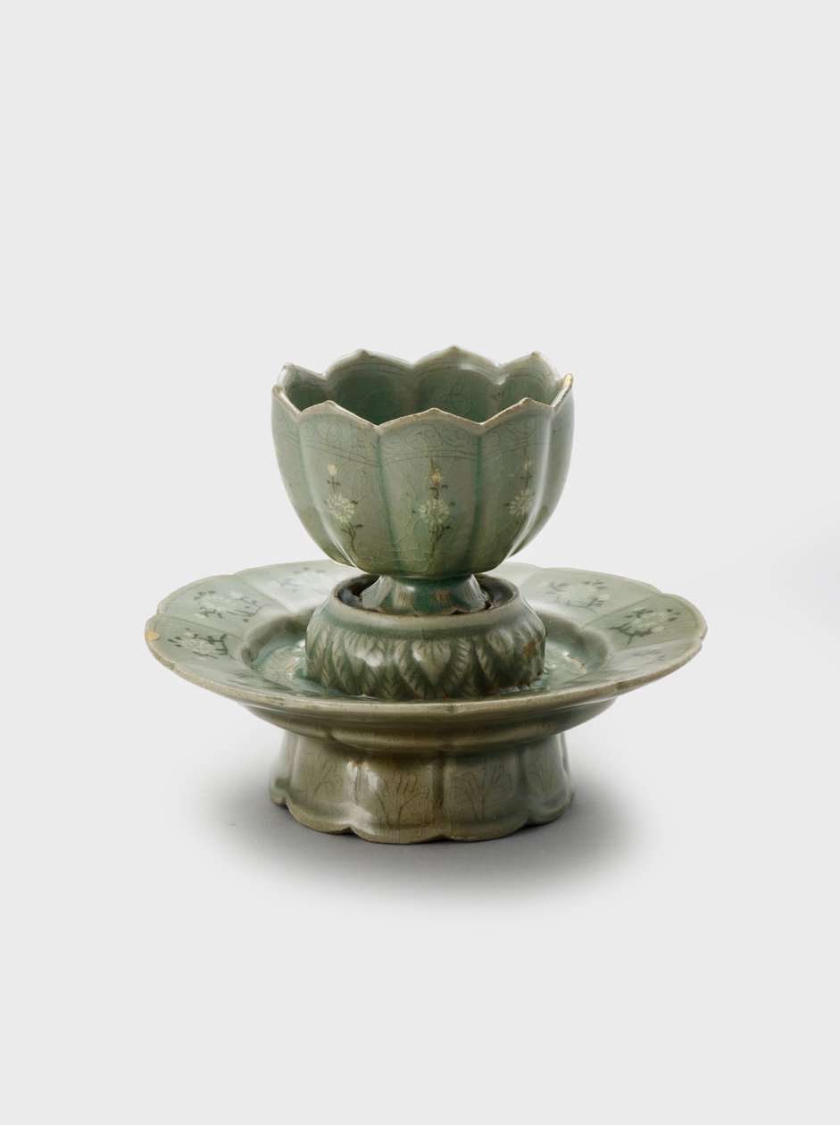 Copa y soporte, finales del siglo XII-principios del siglo XIII de Korean School