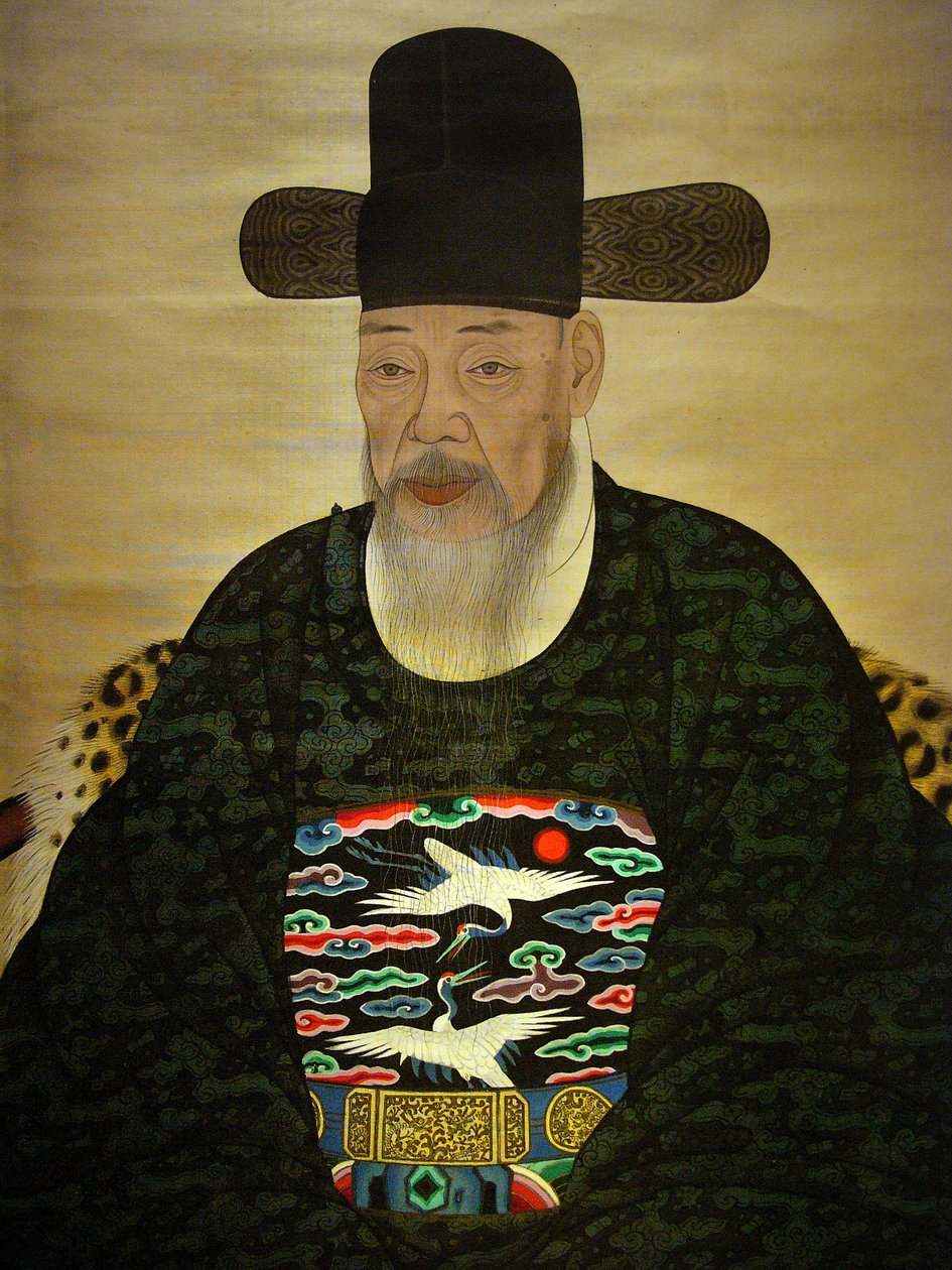 Retrato de Yi Gilbo (o “Yeonan”) de Korean School