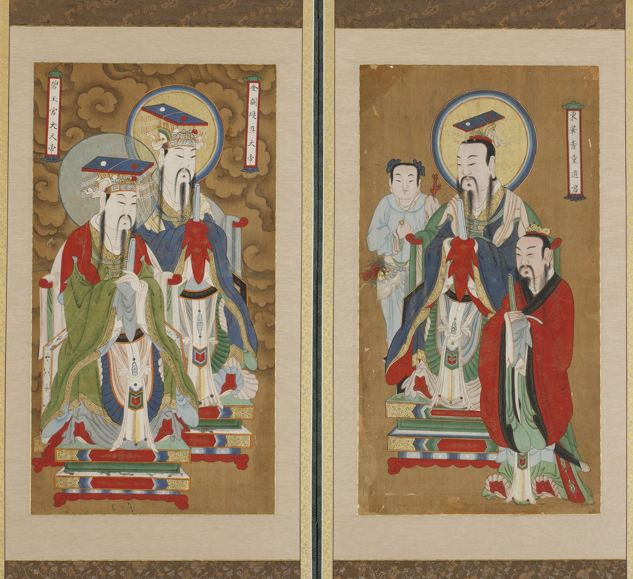 Escena procesional, dinastía Choson de Korean School