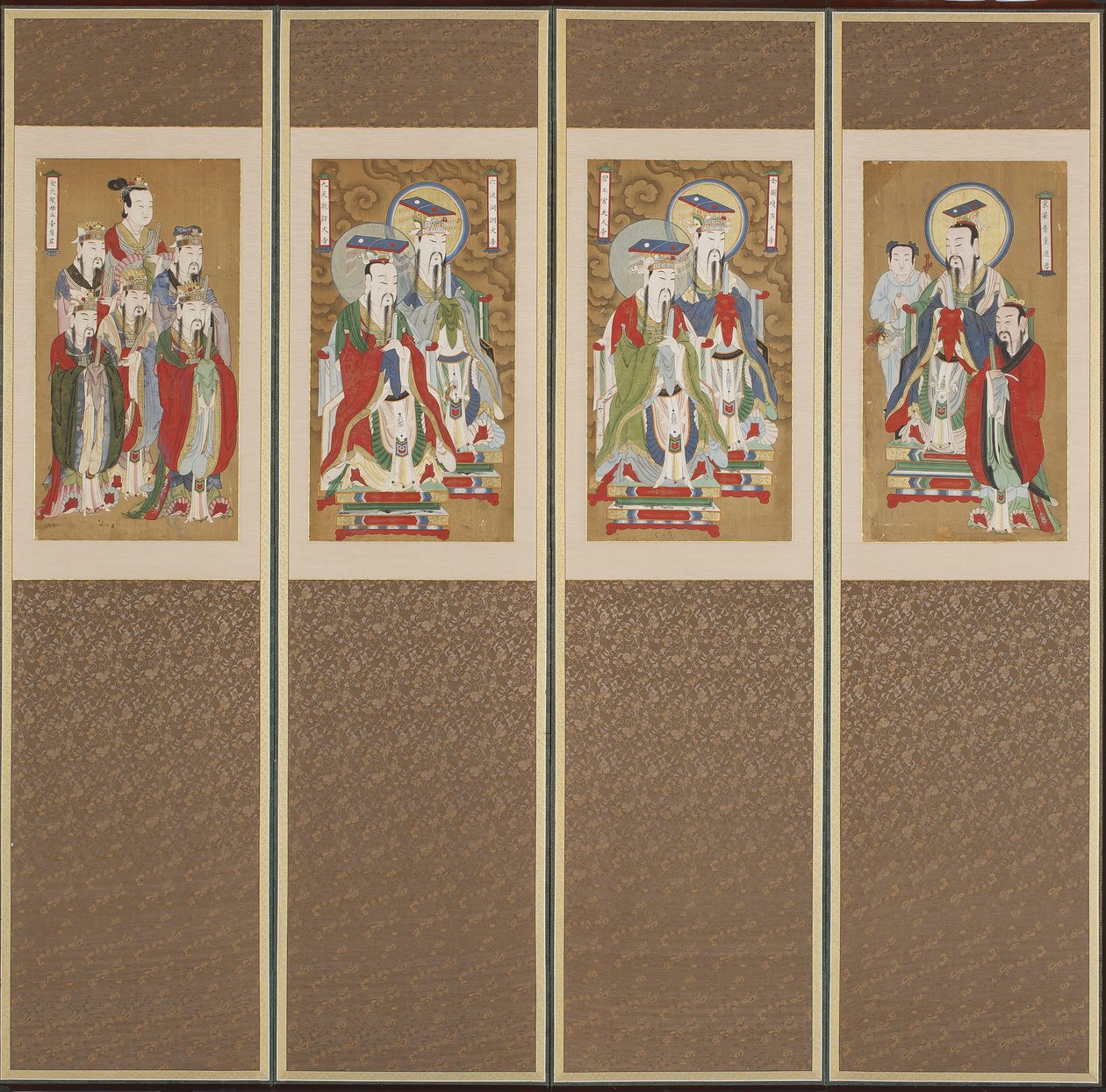 Escena procesional, dinastía Choson de Korean School