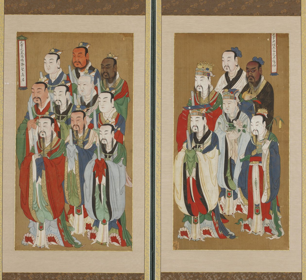 Escena procesional, dinastía Choson de Korean School
