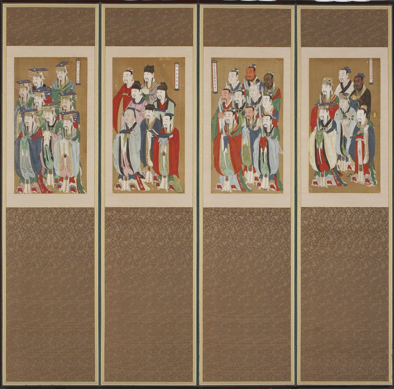 Escena procesional, dinastía Choson de Korean School