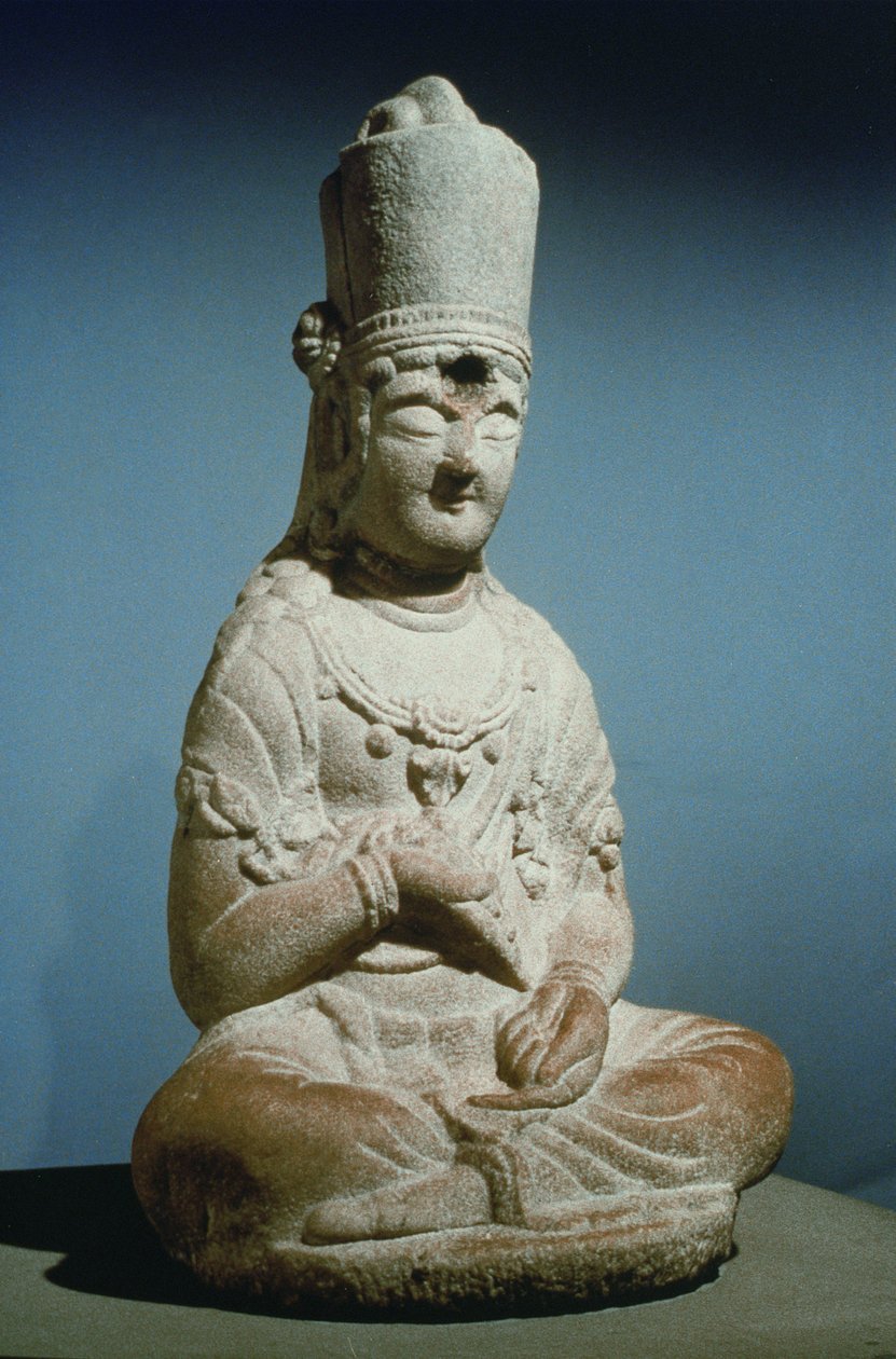 Bodhisattva sentado de Hansong-sa, Corea de Korean School