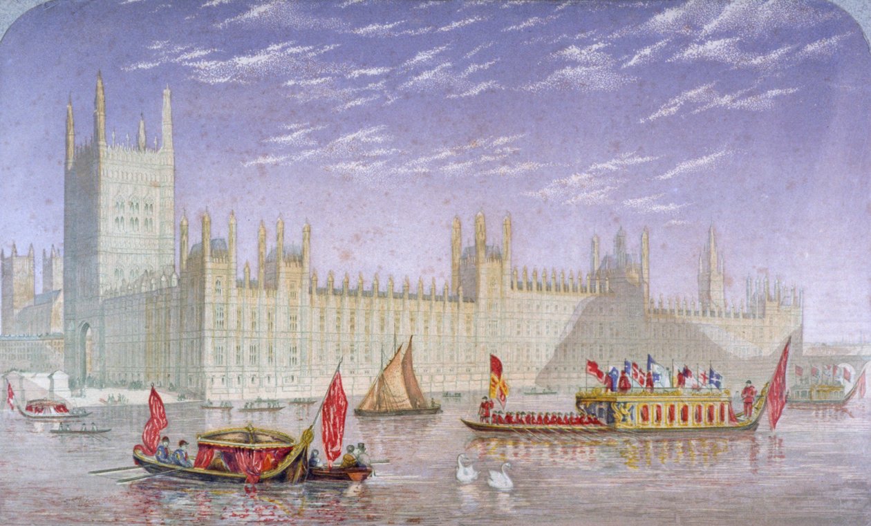 El Palacio de Westminster, Londres de Kronheim and Co