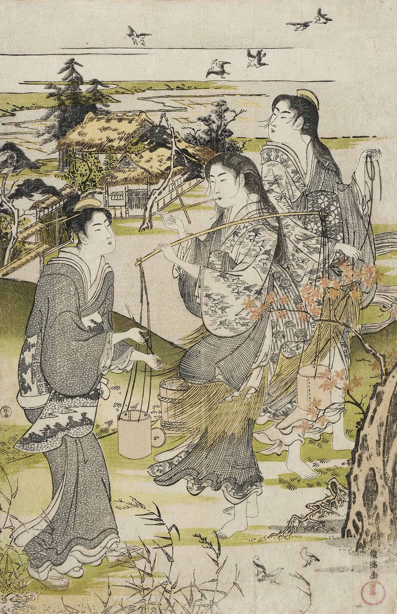 El río Jewel de Noda de Kubo Shunman