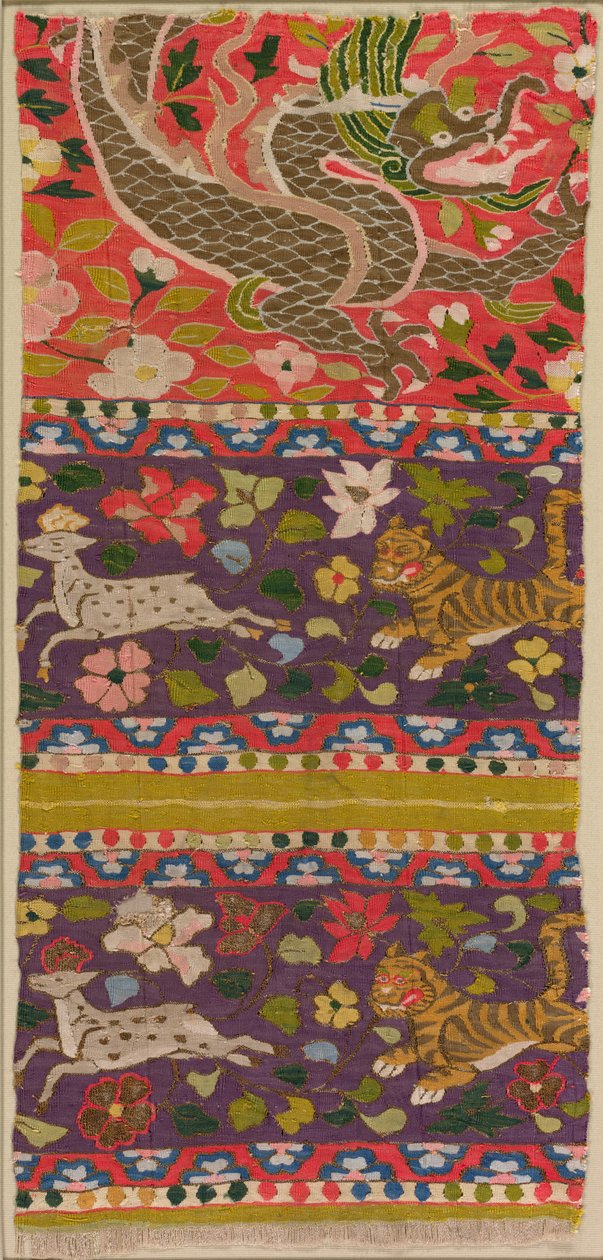 Tigers Chasing Deer, with Dragon de Kubo Shunman