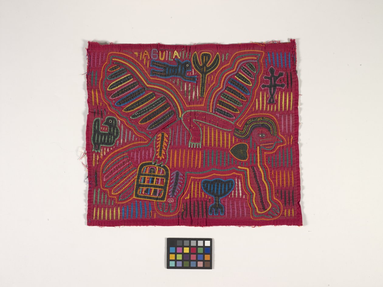 Panel camisero (Mola) (foto) de Kuna Indian Culture