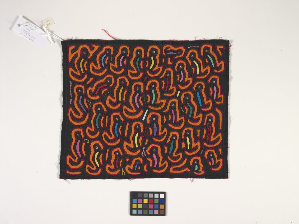 Panel camisero (Mola) (foto) de Kuna Indian Culture