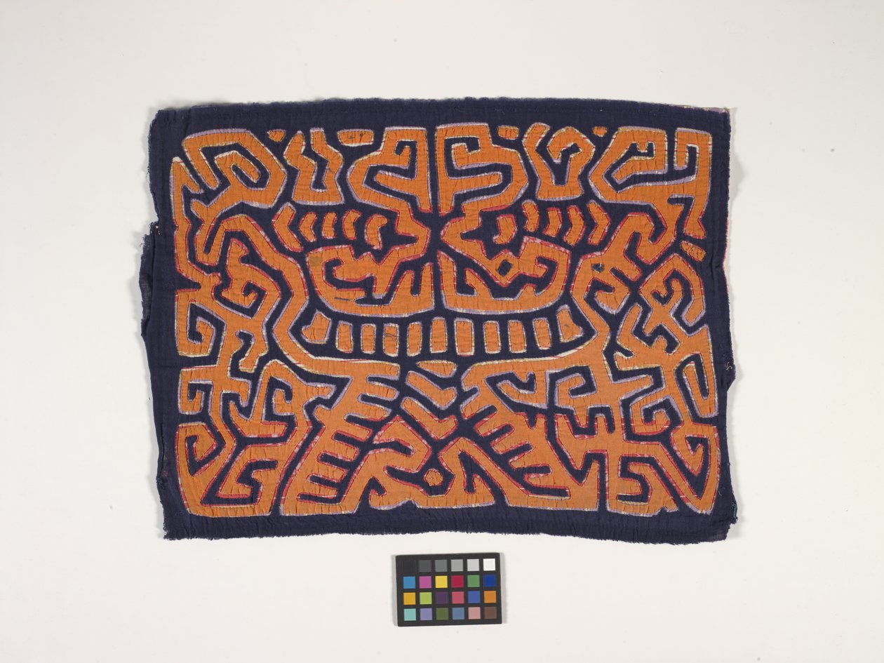 Panel camisero (Mola) (foto) de Kuna Indian Culture