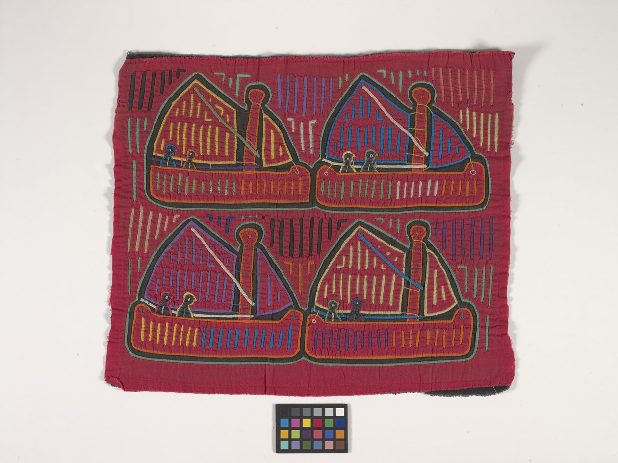 Panel camisero (Mola) (foto) de Kuna Indian Culture