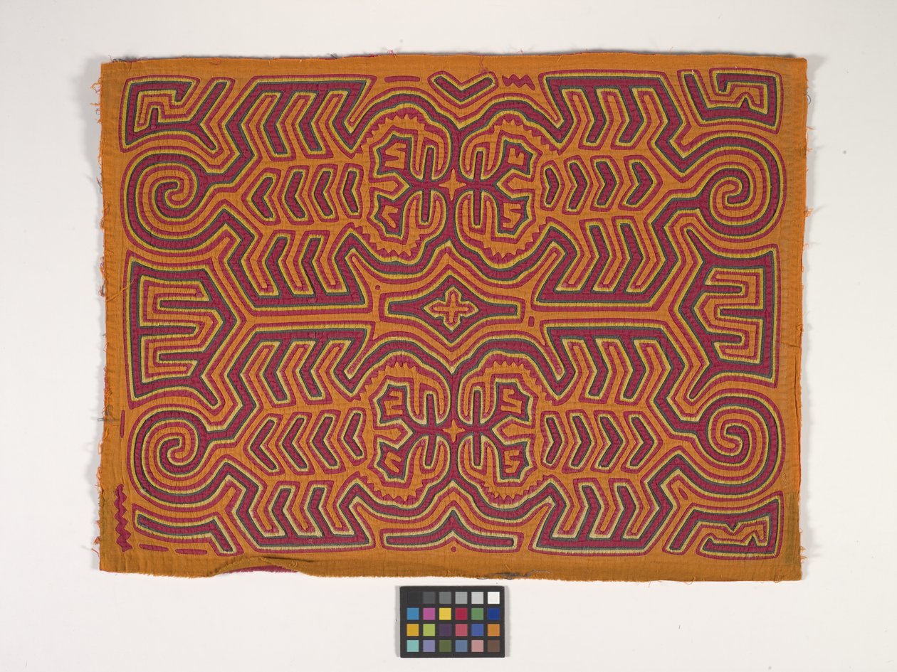 Panel camisero (Mola) (foto) de Kuna Indian Culture
