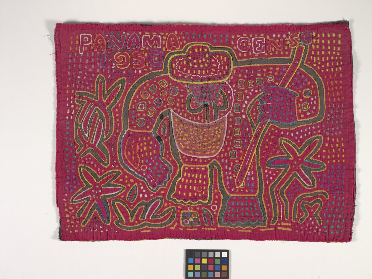 Panel camisero (Mola) (foto) de Kuna Indian Culture