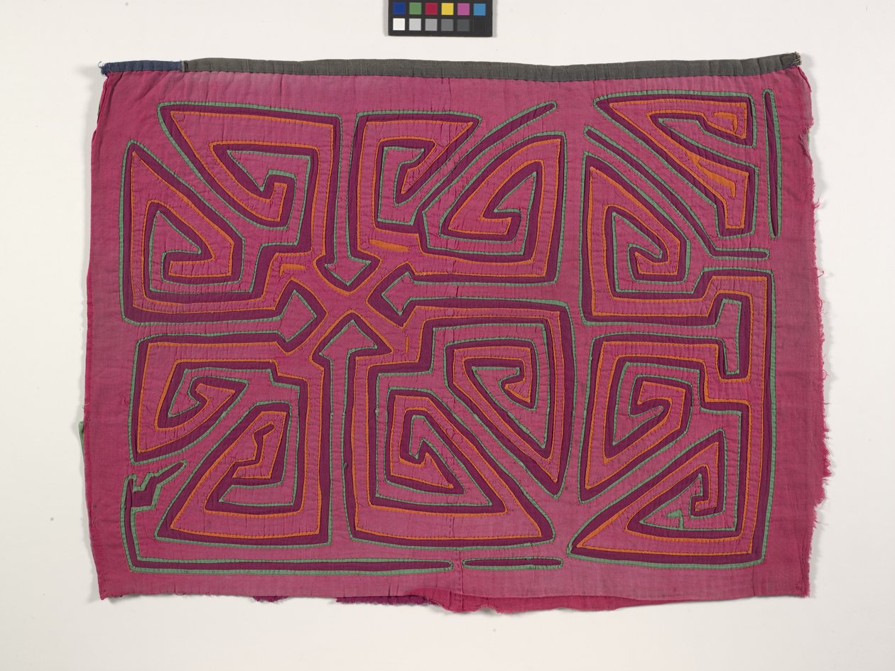 Panel camisero (Mola) (foto) de Kuna Indian Culture