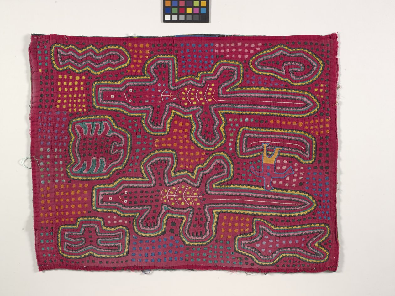 Panel camisero (Mola) (foto) de Kuna Indian Culture