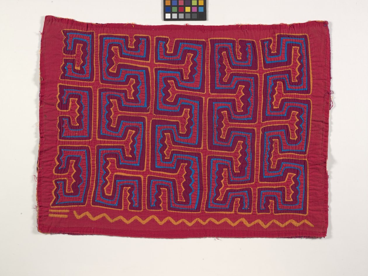 Panel camisero (Mola) (foto) de Kuna Indian Culture
