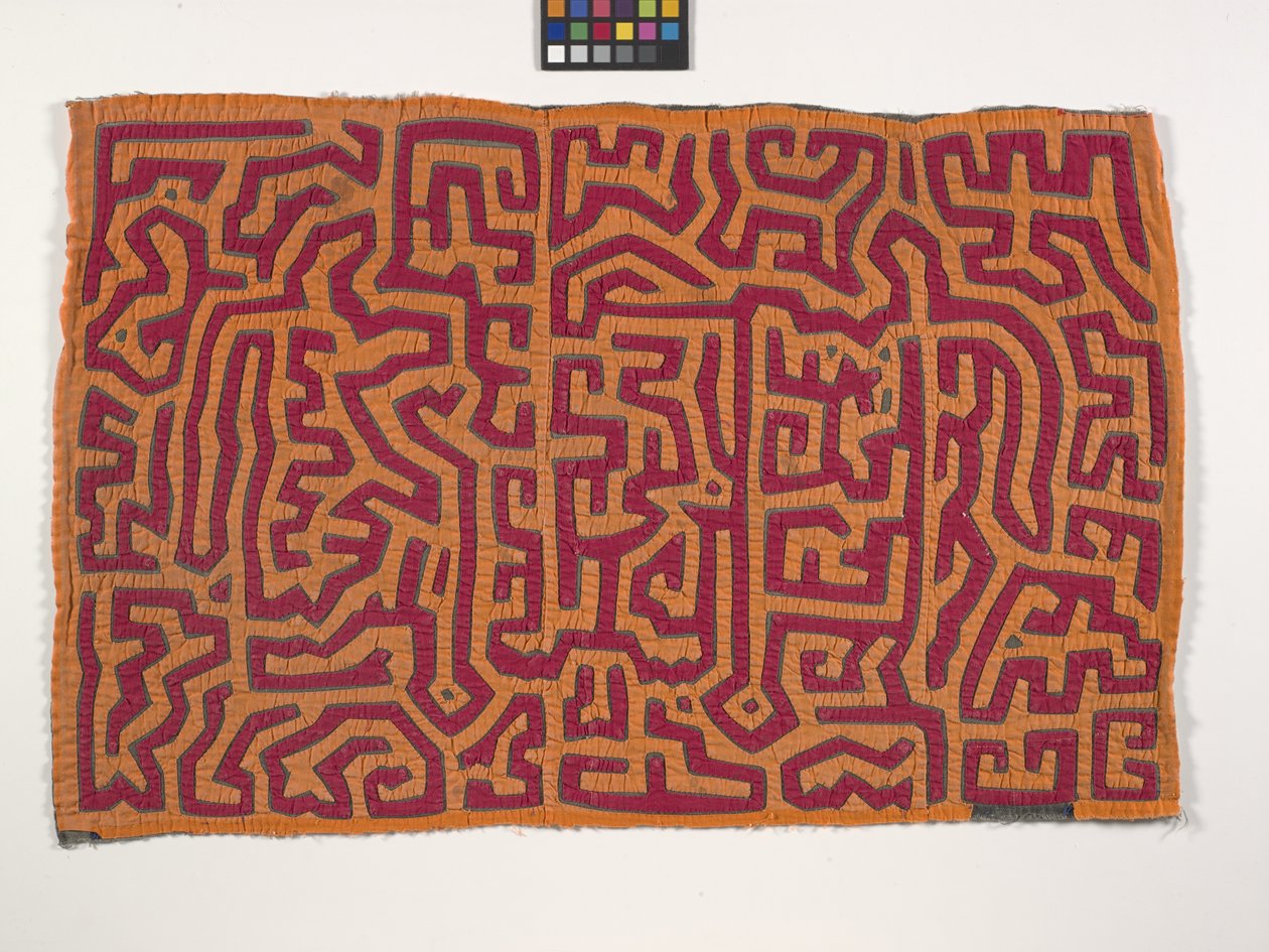 Panel camisero (Mola) (foto) de Kuna Indian Culture