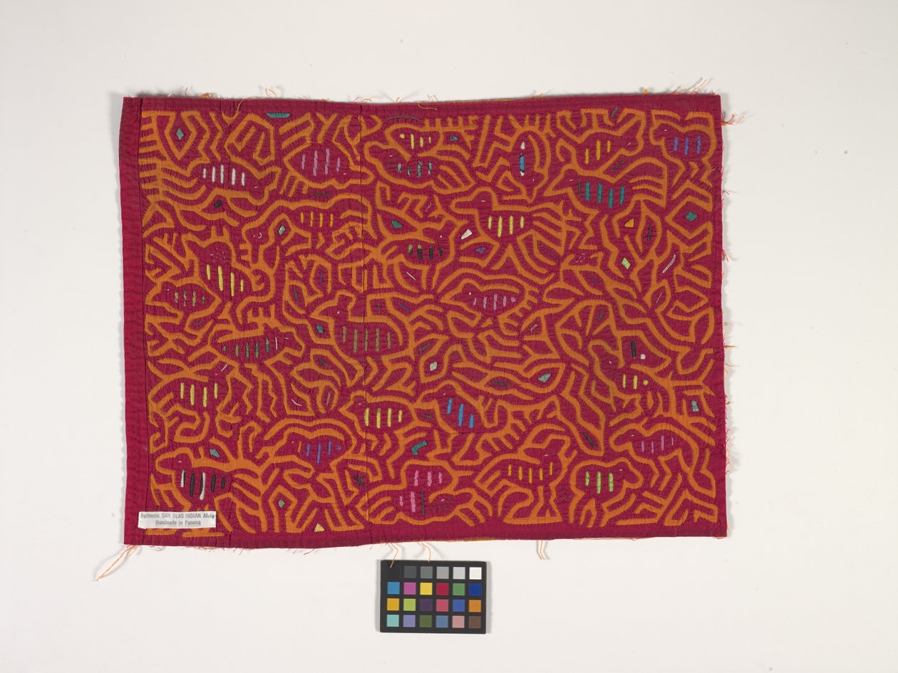 Panel camisero (Mola) (foto) de Kuna Indian Culture