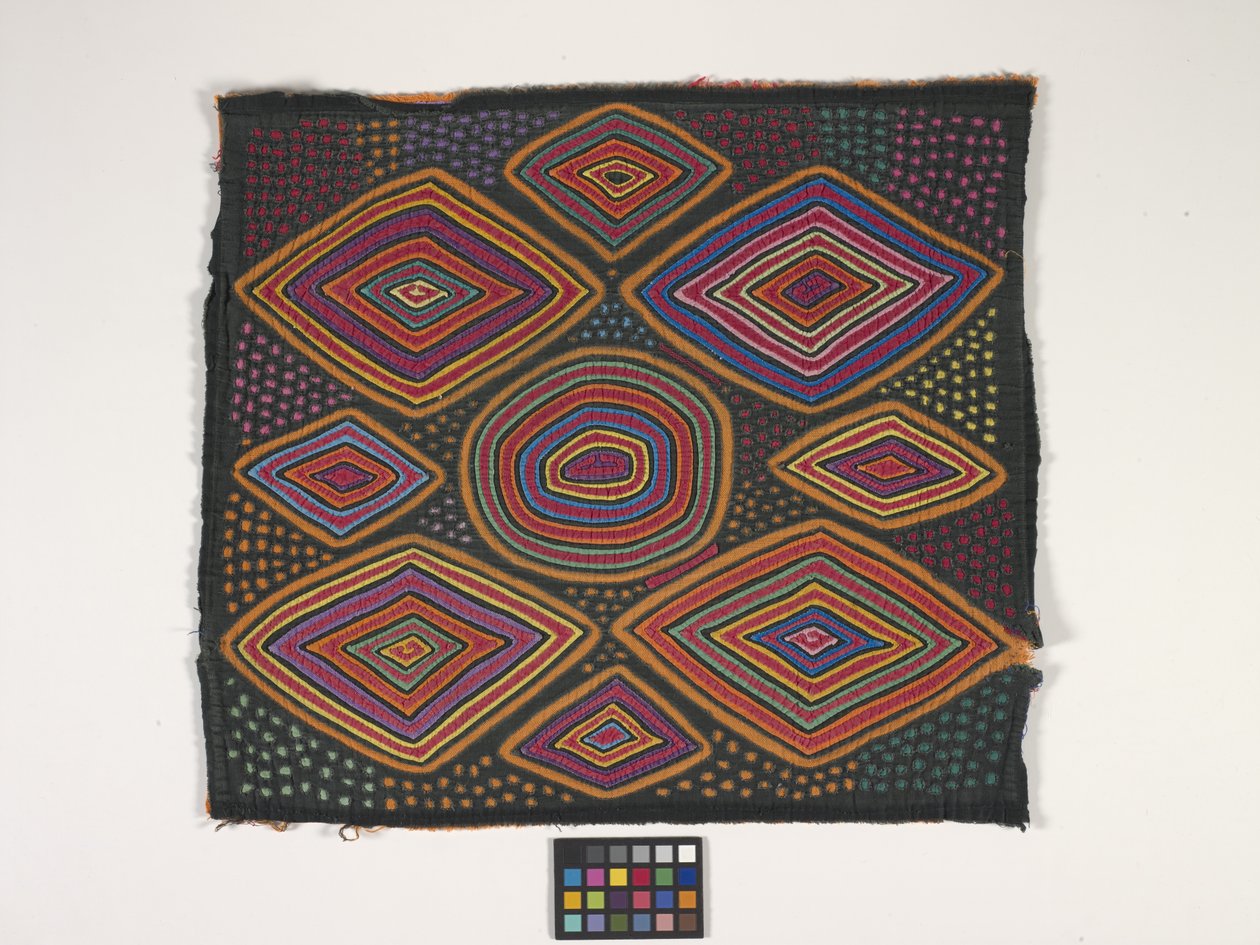 Panel camisero (Mola) (foto) de Kuna Indian Culture