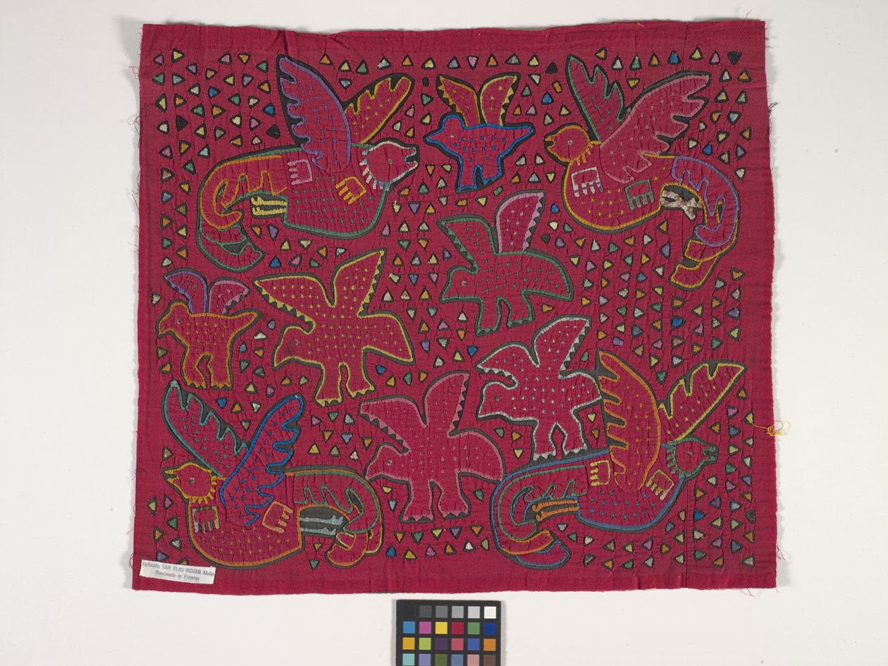 Panel camisero (Mola) (foto) de Kuna Indian Culture
