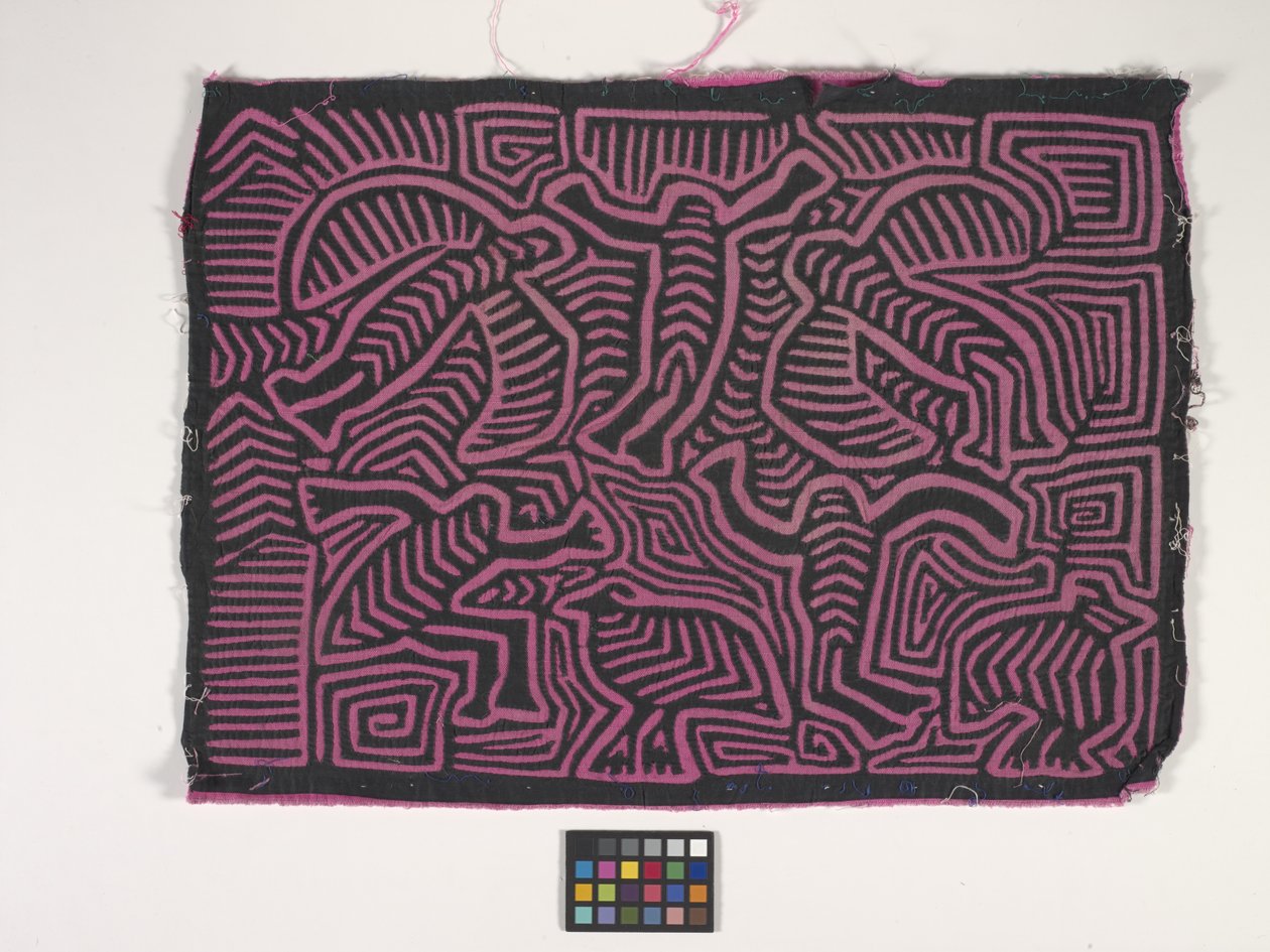Panel camisero (Mola) (foto) de Kuna Indian Culture