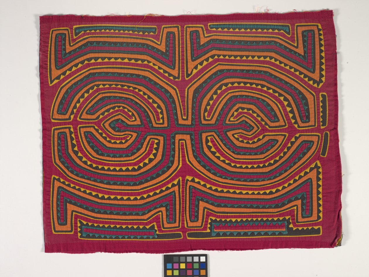 Panel camisero (Mola) (foto) de Kuna Indian Culture